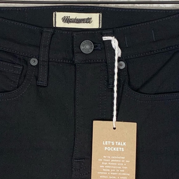 NWT Madewell 9” High Rise Skinny Crop Jean Raw Hem - Picture 5 of 7